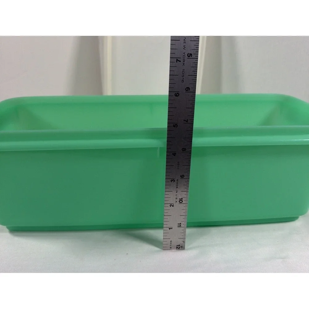 Vintage Tupperware 782 Celery Keeper Vegetable Crisper 3 Pc. Set Jadeite‎ Green